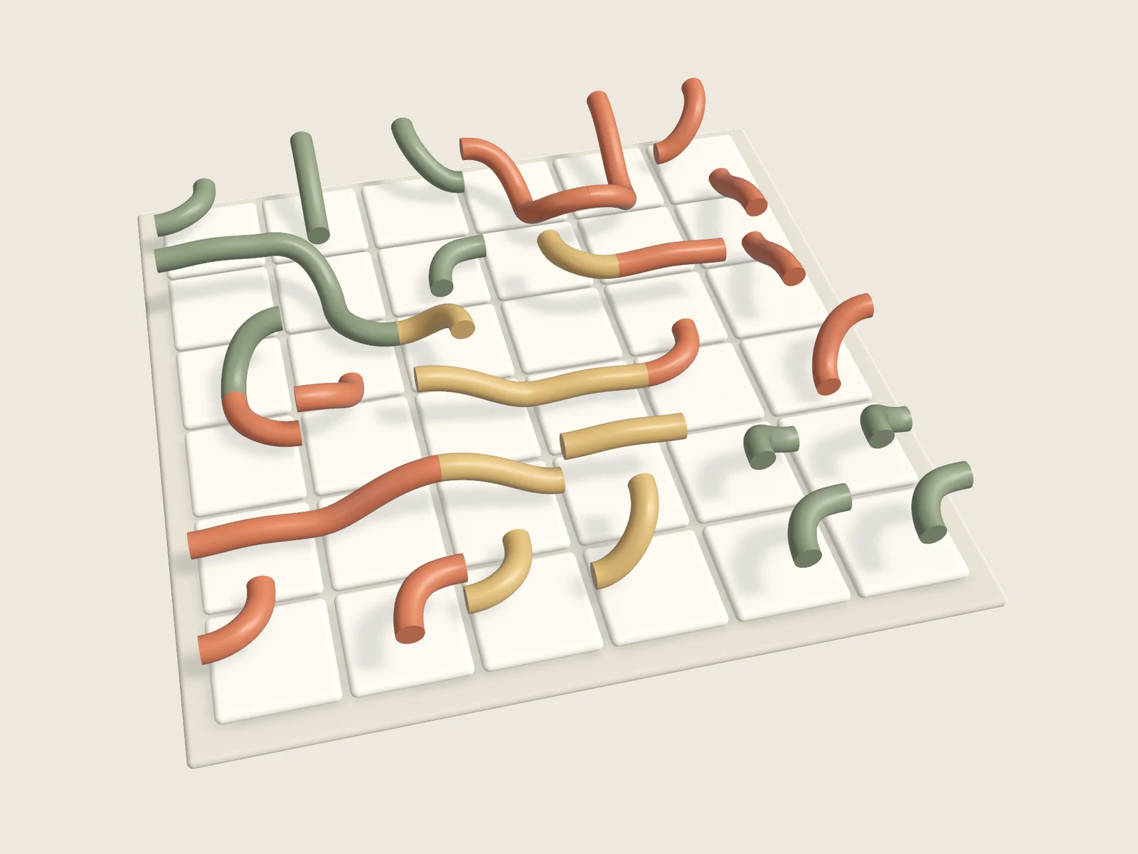 Ponti in 3D: i fili si incrociano su due altezze.